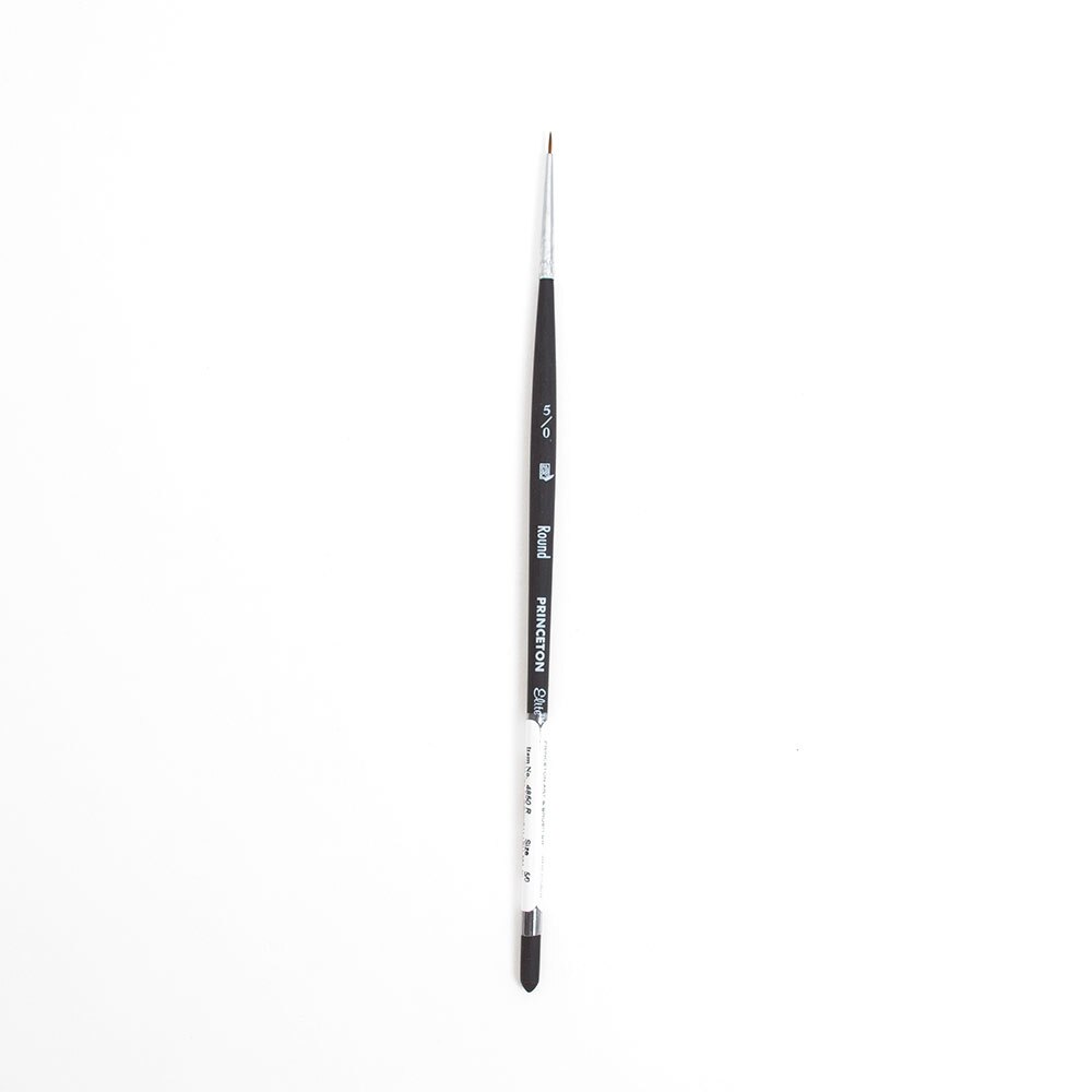 Princeton, Brushes, Art & School, Elite, Synthetic, Kolinsky Sable, Watercolor, 105319, Round, 5/0
